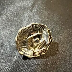 Silver Floral Ring possibly Turkish(?)